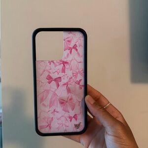 Wildflowers Pink Bow Phone Case